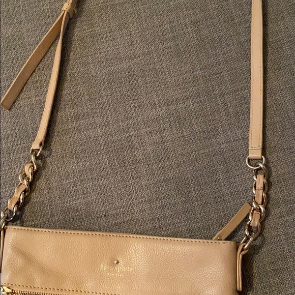 Kate Spade taupe crossbody purse - Picture 6 of 8